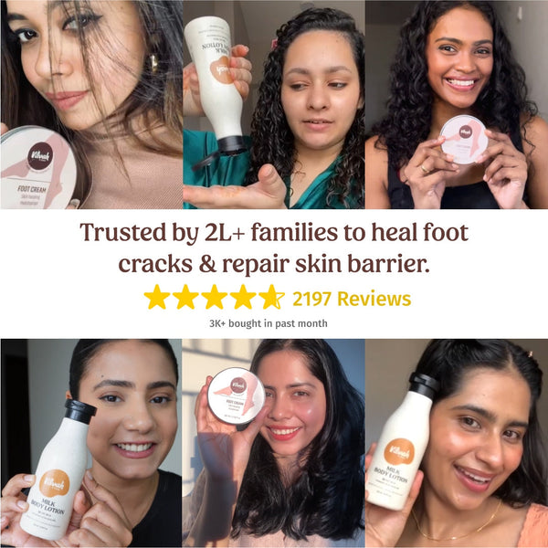 Foot Cream and Body Lotion Combo