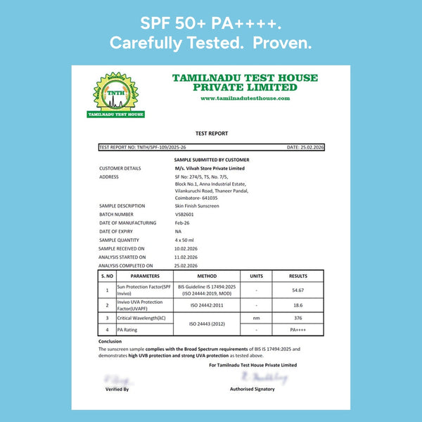 Skin Finish Sunscreen SPF 50 PA++++